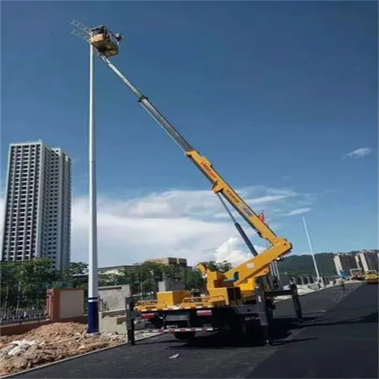 南京溧水维修路灯的曲臂升降车出租